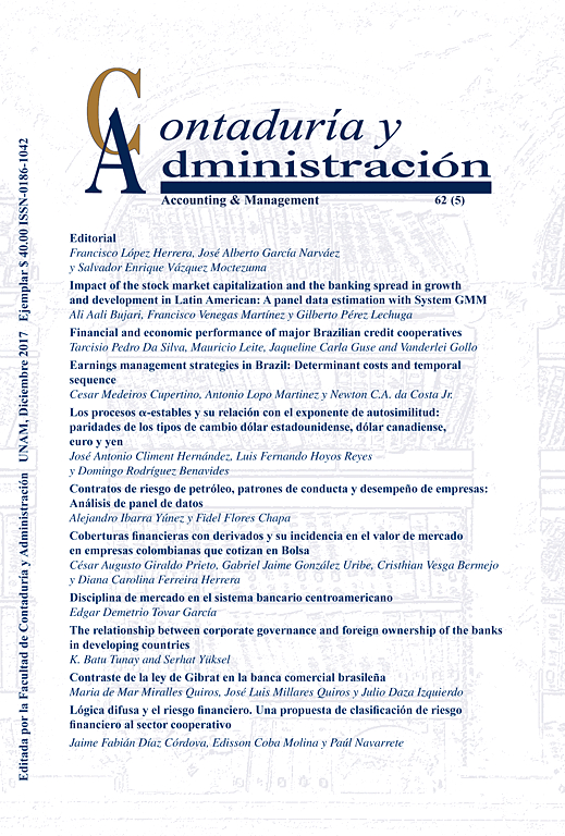 Go to journal home page - Contaduría y Administración